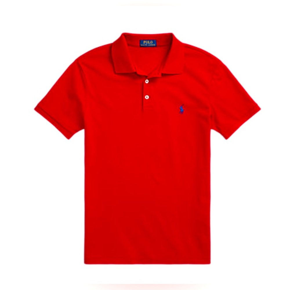 Men’s Ralph Lauren Polo Custom Slim Fit Red Size Small